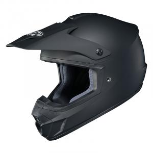 На фото Шлем HJC CS-MXII FLAT BLACK (черный матовый)