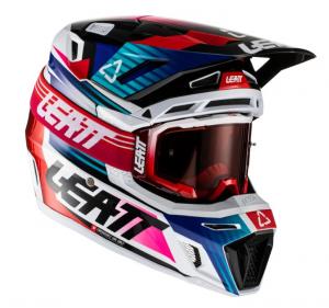 На фото Мотошлем Leatt Moto 8.5 Helmet Kit Royal